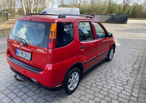 Suzuki Ignis cena 14500 przebieg: 159000, rok produkcji 2004 z Gdańsk małe 56